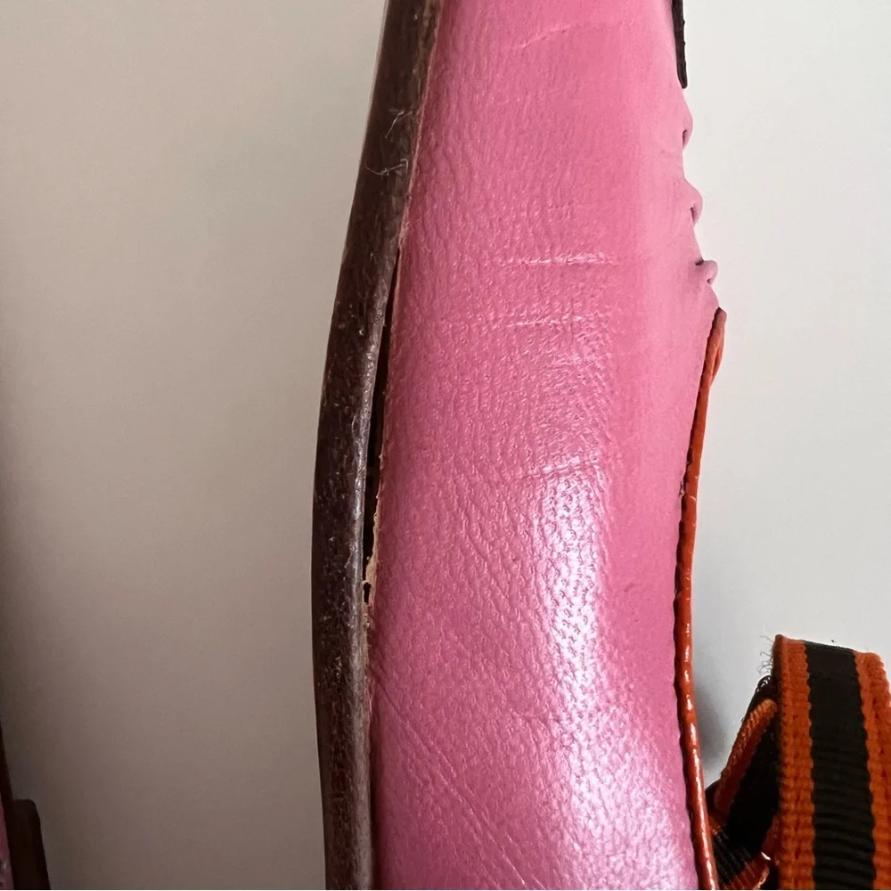 Rare Miu Miu  Vintage Flat Shoes SS1999 Y2K Pink with Snake Accents - EU 36.5 - Picture 13 of 14